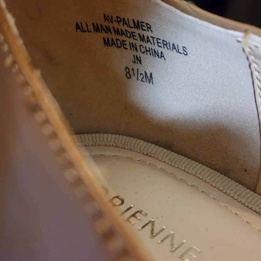 Adrienne Vittadini Palmer‎ Wedge Pumps 8.5M Womens Tan Beige Minimalist Neutral - Picture 12 of 14